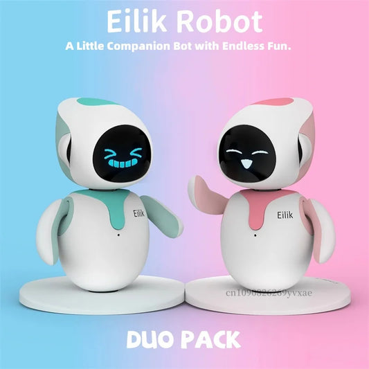 Robot Eilik Interactivo para Todos | Juguete Inteligente con Sonido y Batería Recargable